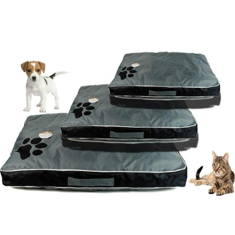 

Soft Large Dog Bed Cushion Washable Kitten Puppy Kennel Paw Design Pet Cozy Sofa Blanket Cat Mat Labrador Sofa Pets Supplies