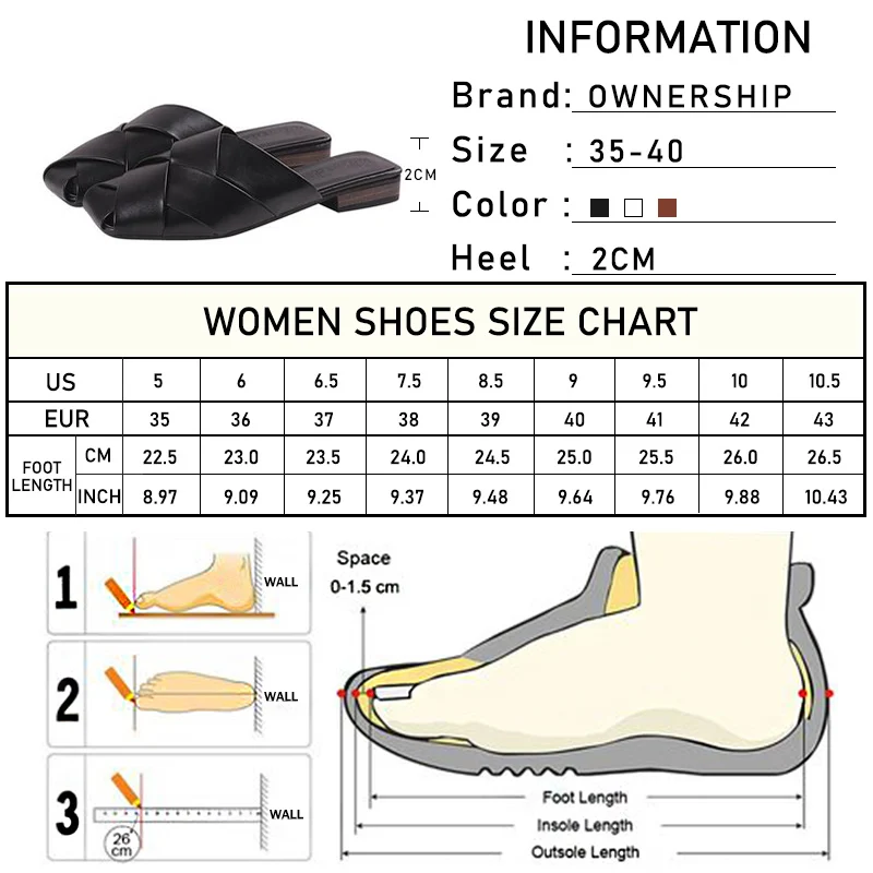 

Woman Mules Comfortable Slippers Women's Fashion Beach Shoes Feamle Low Heels 2020 Summer Ladies Casual Outdoor Footwear
