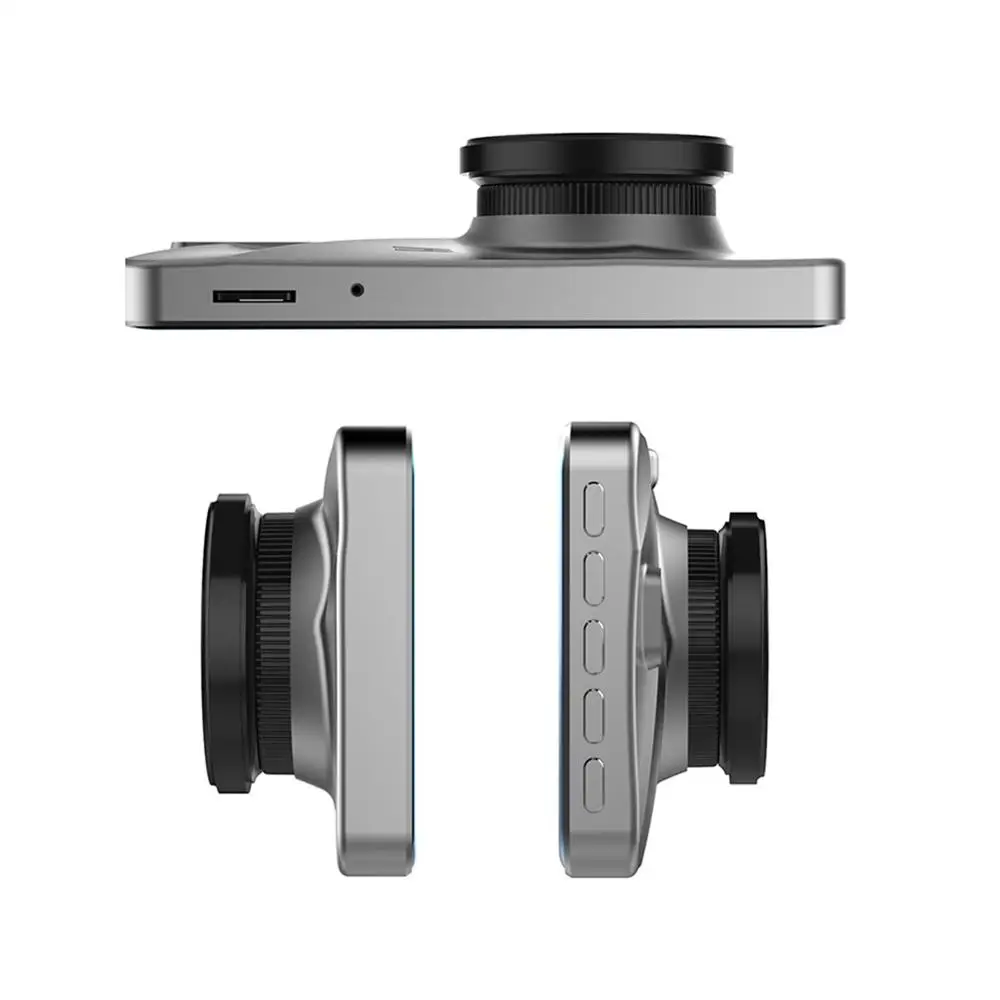 Автомобильный видеорегистратор 4 дюйма 2.5D двойной объектив HD 1080P камера ночного