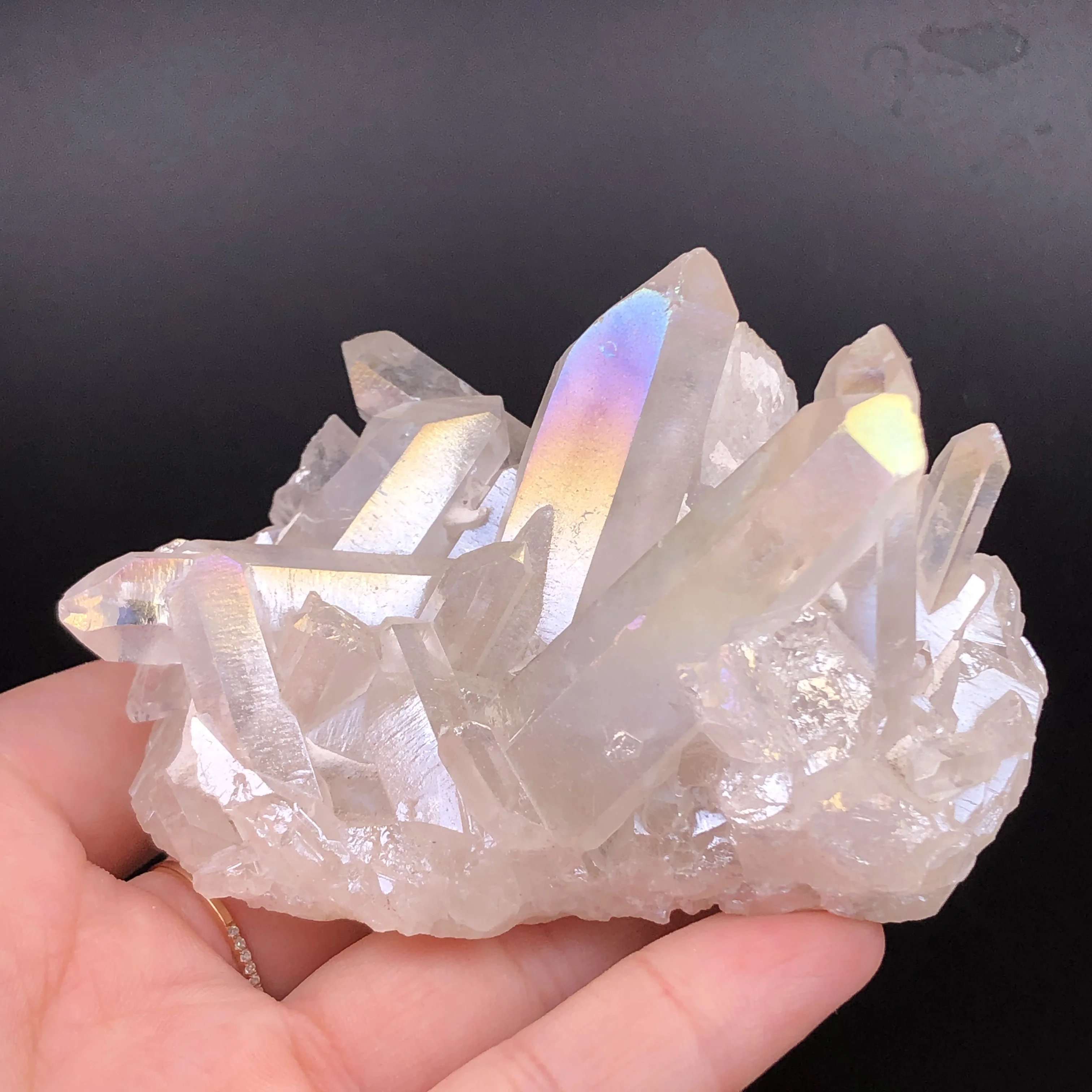 Натуральный кристаллический кварцевый кластер каменные минералы Great для