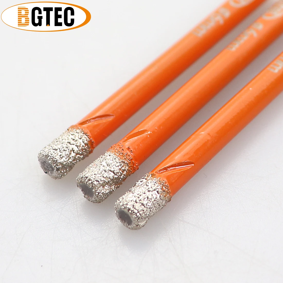 BGTEC 2 шт. Круглый хвостовик 6 мм сверла для сухого сверления алмазное Отверстие