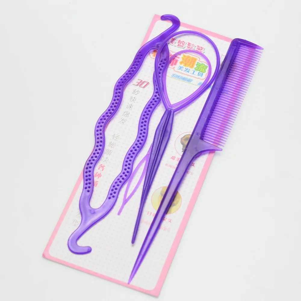 4 шт./компл. Магия для укладки волос набор аксессуаров Шнуровых заколка булочка