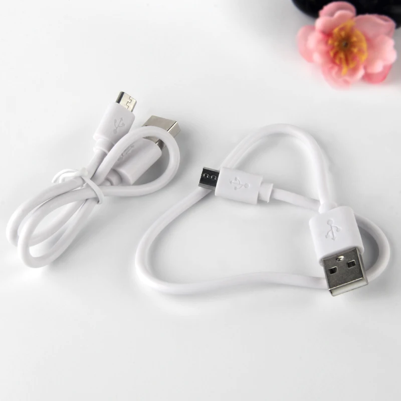 1pcs eGo Charger Micro USB 5pin Cable White Electronic Cigarette for UGO 510 Thread Vaporizer Pen Battery Vaper E Cigs