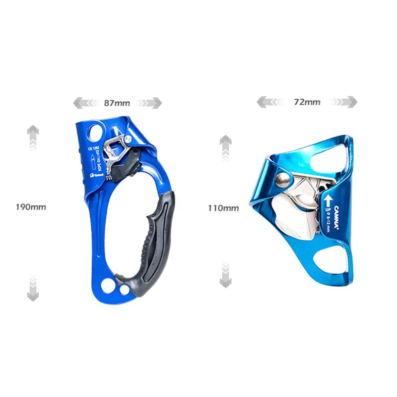 

New Outdoor Sports Rock Climbing Right Hand Ascender Device Mountaineer Handle Ascender Climbing Rope Tools
