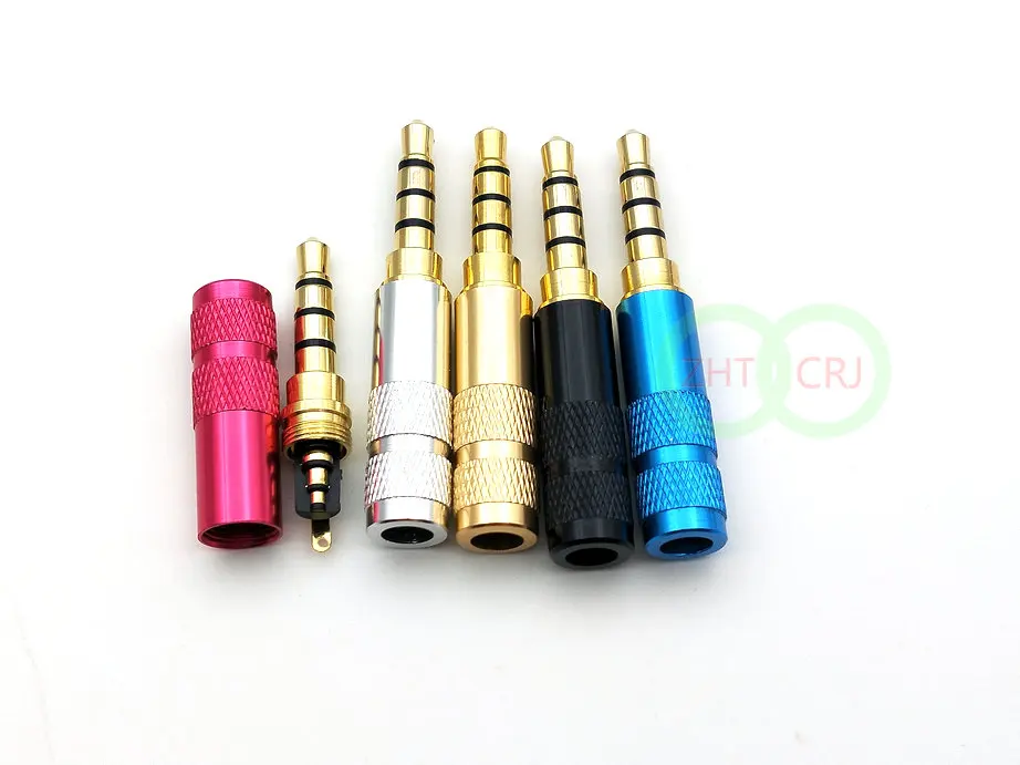 

Кабель-переходник для наушников 3,5 мм, 5 цветов, 5 шт.