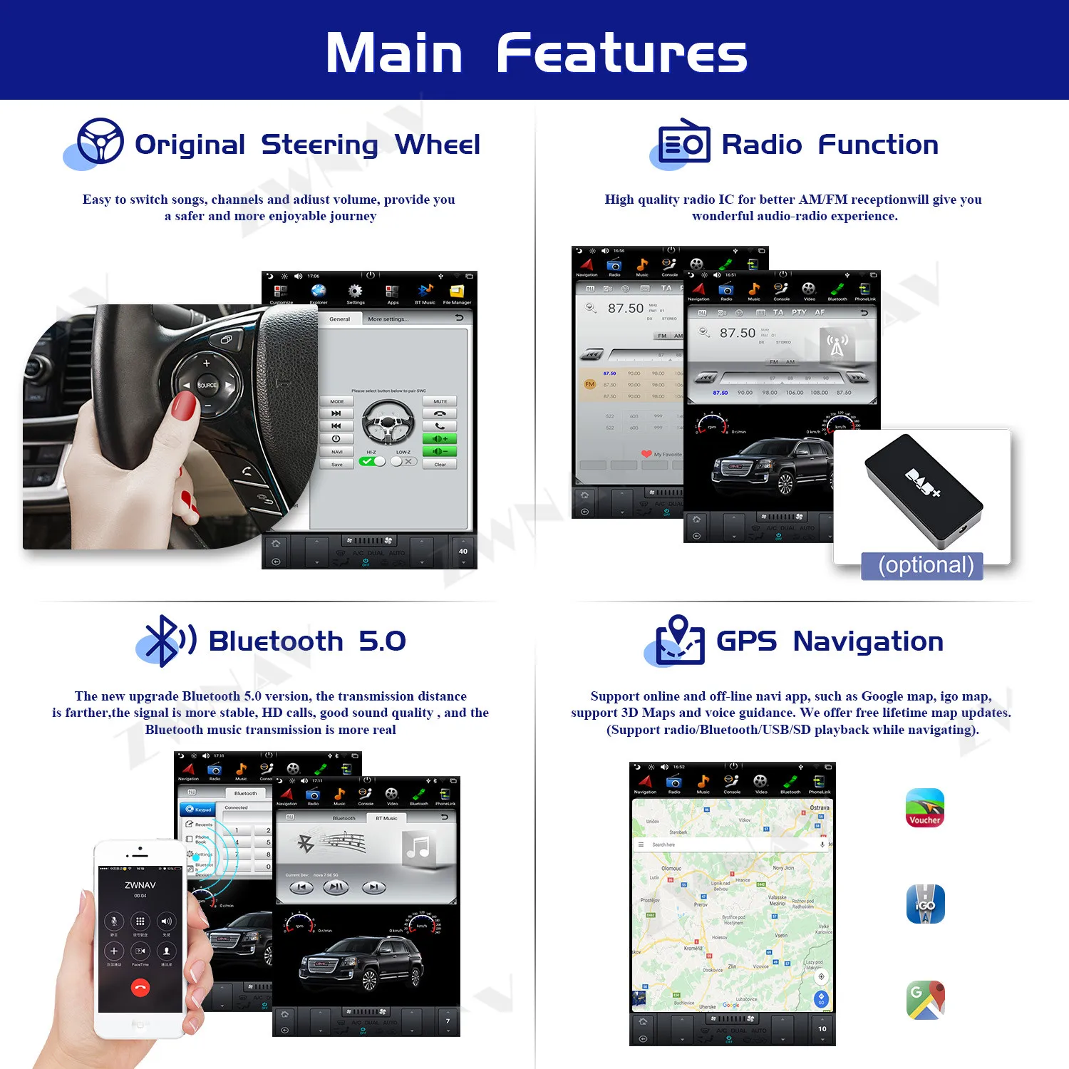 

Tesla Style Big Screen Android 9.0 Car Multimedia Player For LEXUS IS200 IS250 IS300 2005-2011 GPS Audio Radio Stereo Head Unit