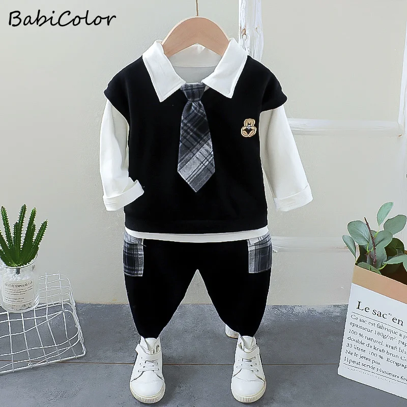 

Костюм для маленьких мальчиков на весну и осень костюм из двух предметов: топ с длинными рукавами + штаны подходит для детей 1-4 лет