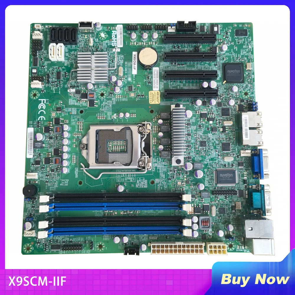 X9SCM-IIF для материнской платы супермикро-сервера LGA1155 C204 E3 I3 идеальный тест перед