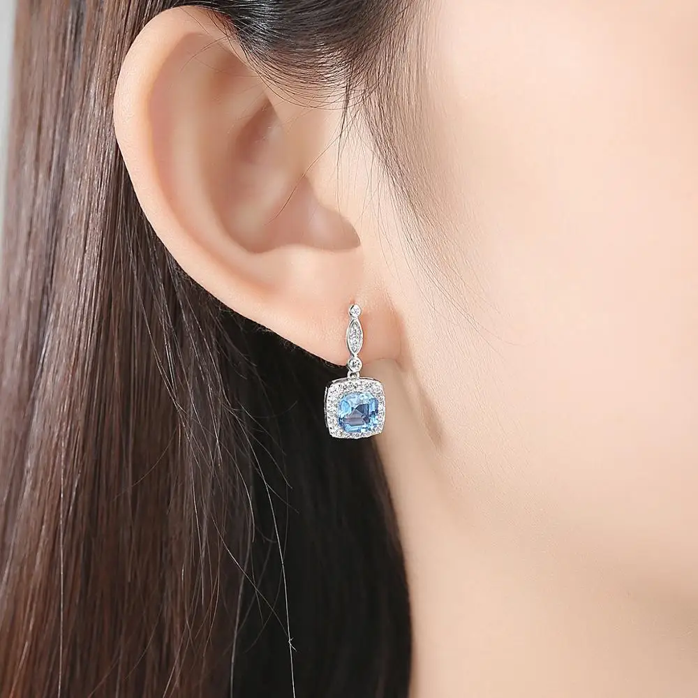 Комплект из колье и серёг серебра 100% пробы | Украшения аксессуары