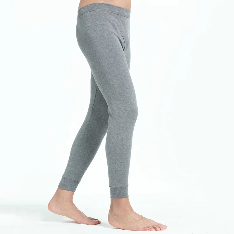 

Warm Underwear Male Long Thermal Underwear Men Plus Size 3xl Sexy Thin Cotton Boys Thermo Underwear Slim Fit Winter Gray Bottoms