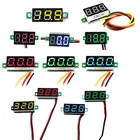 Цифровой мини-вольтметр, измеритель напряжения, 0,28 дюйма, 2,5-30 в, 0-100 в, светодиодный экран, электронные детали, аксессуары, Цифровой вольтметр