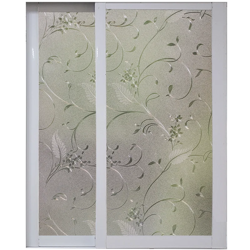 Матовая виниловая оконная пленка декоративная УФ наклейка на окно матовая