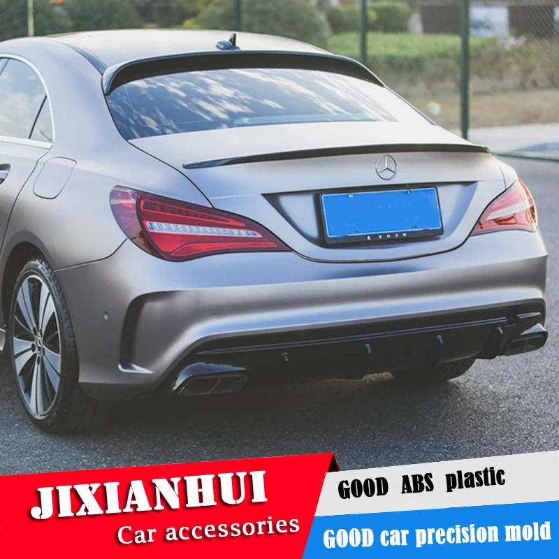 Спойлер для W117 2015-2018 Mercedes-Benz CLA CLA180 CLA200 спойлер из АБС-пластика цветное заднее
