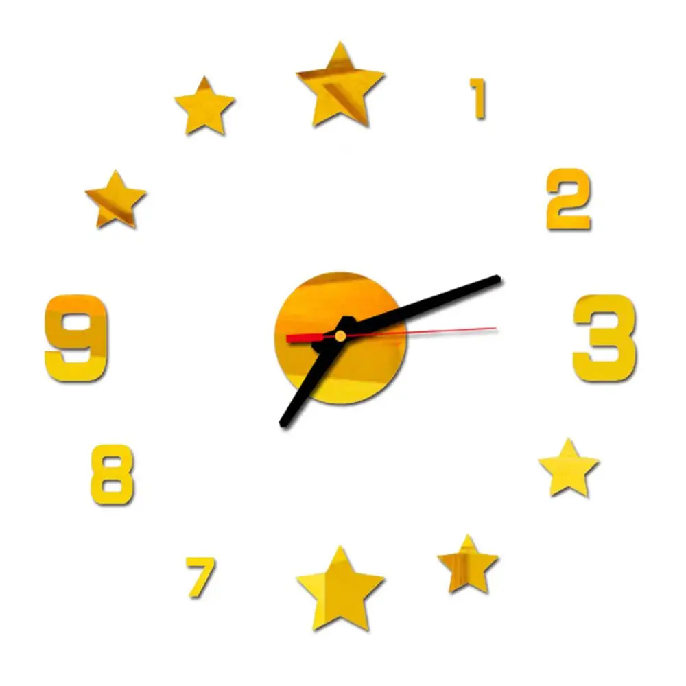 Современные домашние украшения домашний декор настенные часы акриловые