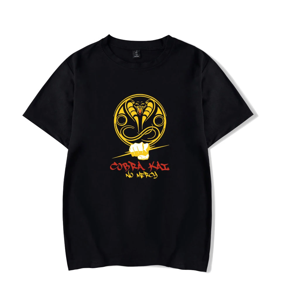 Cobra Kai с принтом модный уличный Повседневный популярный классный футболка летние