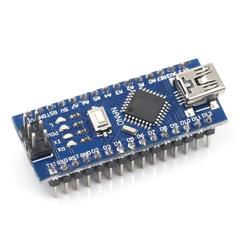 328p-au Welding Nano 1 шт. мини USB с Загрузчиком Nano 3,0 контроллер совместимый для arduino CH340 USB драйвер 16 МГц NANO V3.0 Atmega328 - Цвет: 328p-au Welding