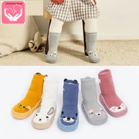 kid cartoon socks shoes children infant soft anti slip warm socks cotton knitting winter floor socks baby girl boy shoes socks
