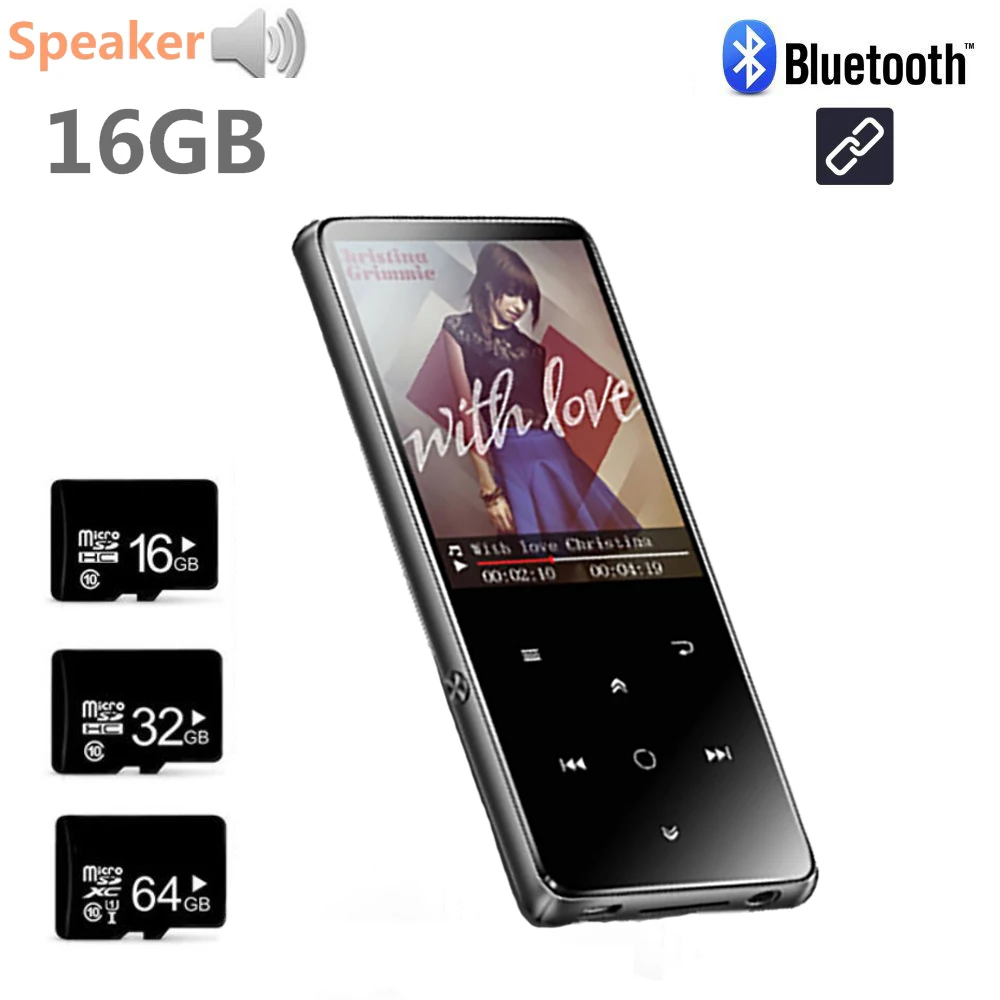 2021 Новое поступление Bluetooth MP4 музыкальный плеер с динамиком 16G экраном 2 4 дюйма