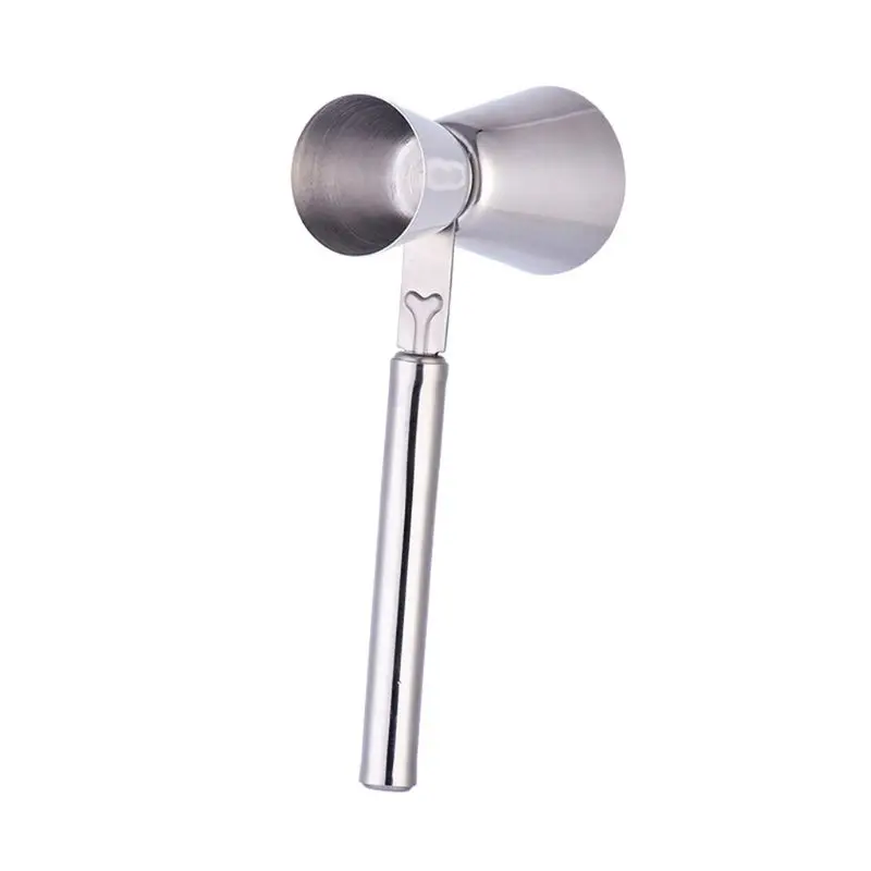 Двойной мерный стаканчик из нержавеющей стали мерная чашка с ручкой для