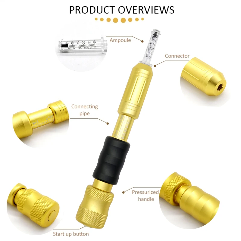 Регулируемый неинвазивный небулайзер гиалуроновая ручка кислотный губ