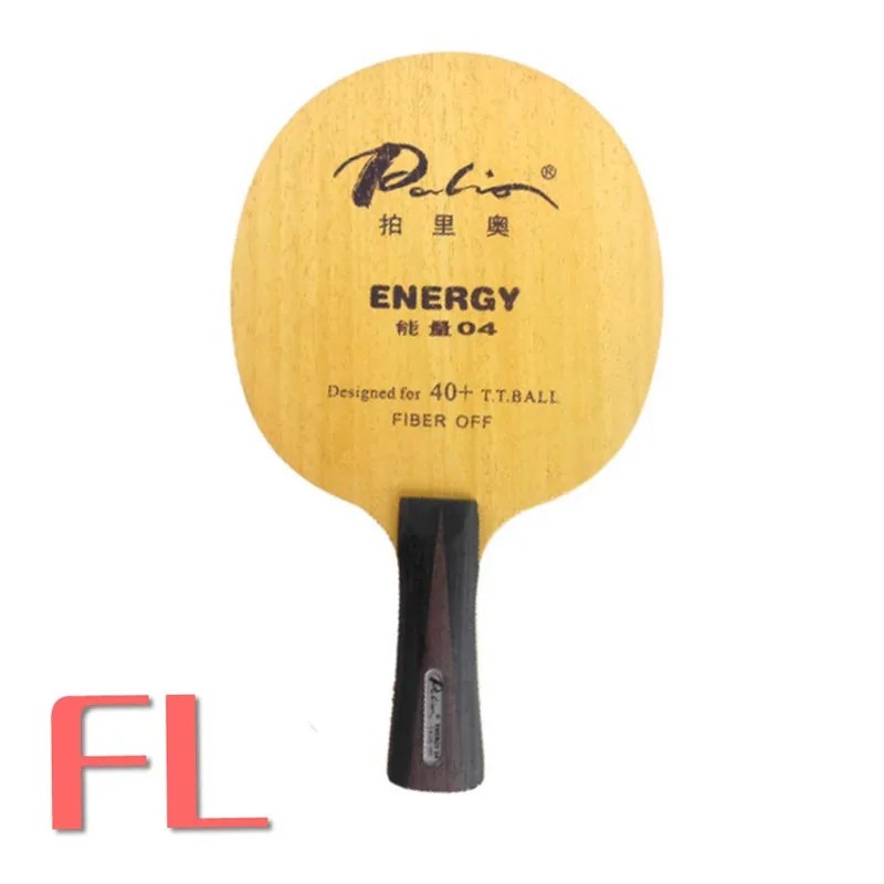 FL long handle Palio official energy 04 лезвие для настольного тенниса специально для 40+ материал ракетка для настольного тенниса игровая петля и быстрая атака 9ply - Цвет: FL long handle