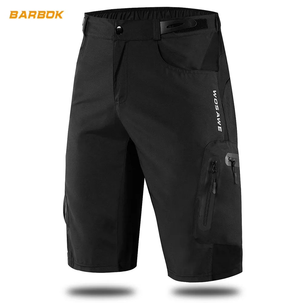 WOSAWE Riding Motorcycle Shorts Beach Downhill MTB Biker Sports Leisure Pants Reflective Motorbike Moto Cycling Shorts Pants