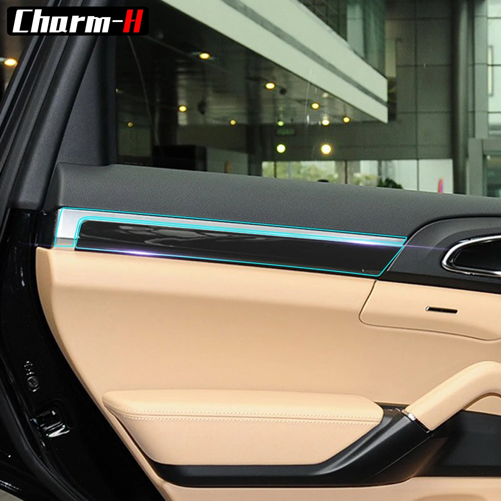 Прозрачная защитная пленка для интерьера Porsche Cayenne 2011-2017 Защитная Наклейка на
