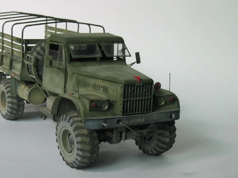 Русский военный грузовик 1:25 набор бумажных моделей DIY пазлы игрушка ручной