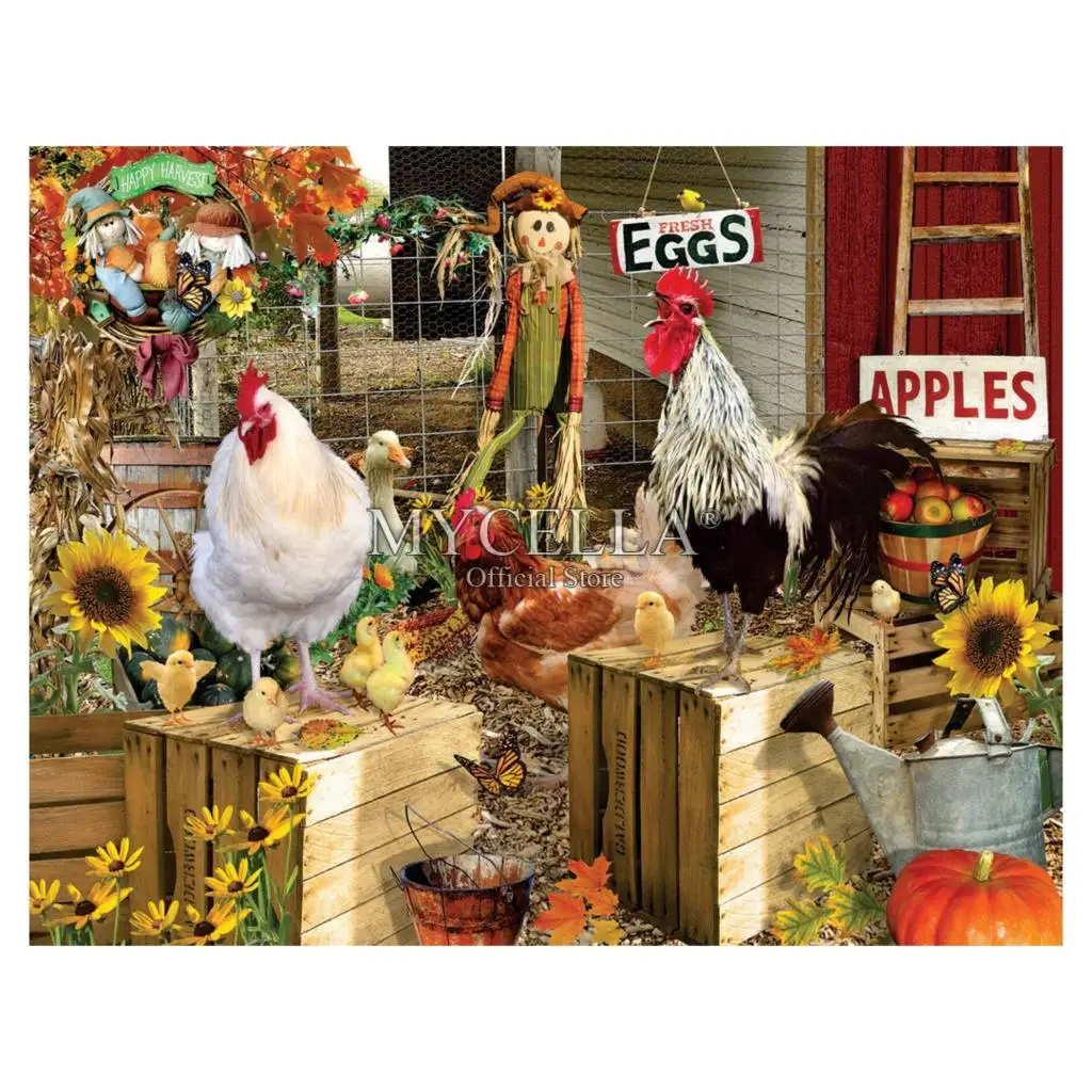 Алмазная живопись 5D сделай сам мультяшная вышивка с изображением животных