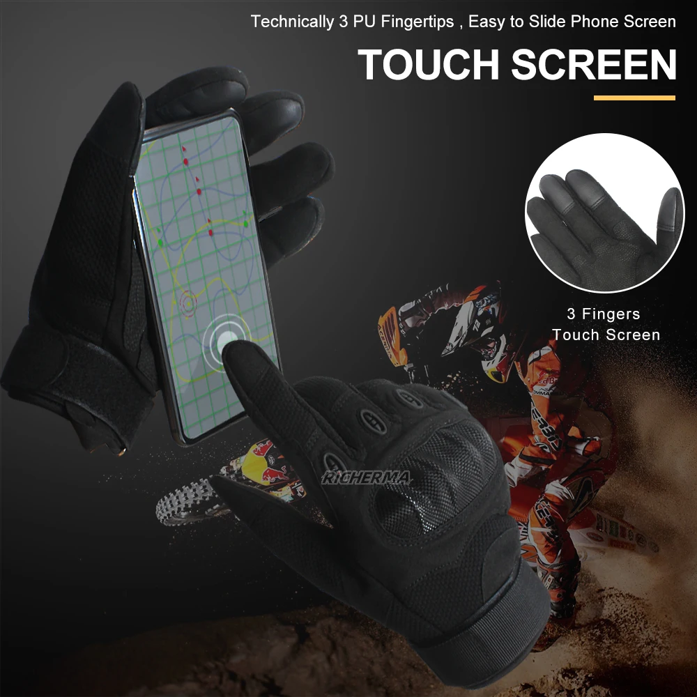 Защитные мотоциклетные перчатки для рук тактические с закрытыми пальцами мужчин