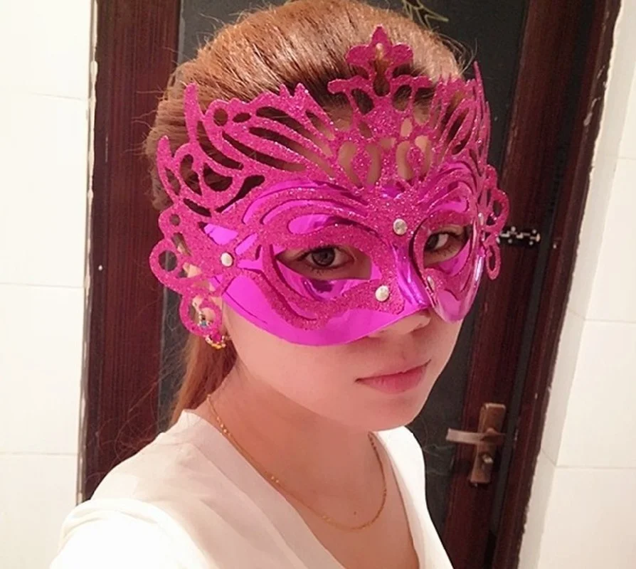 Вечерние танцевальные Праздничные рождественские забавные маскарадные маски с