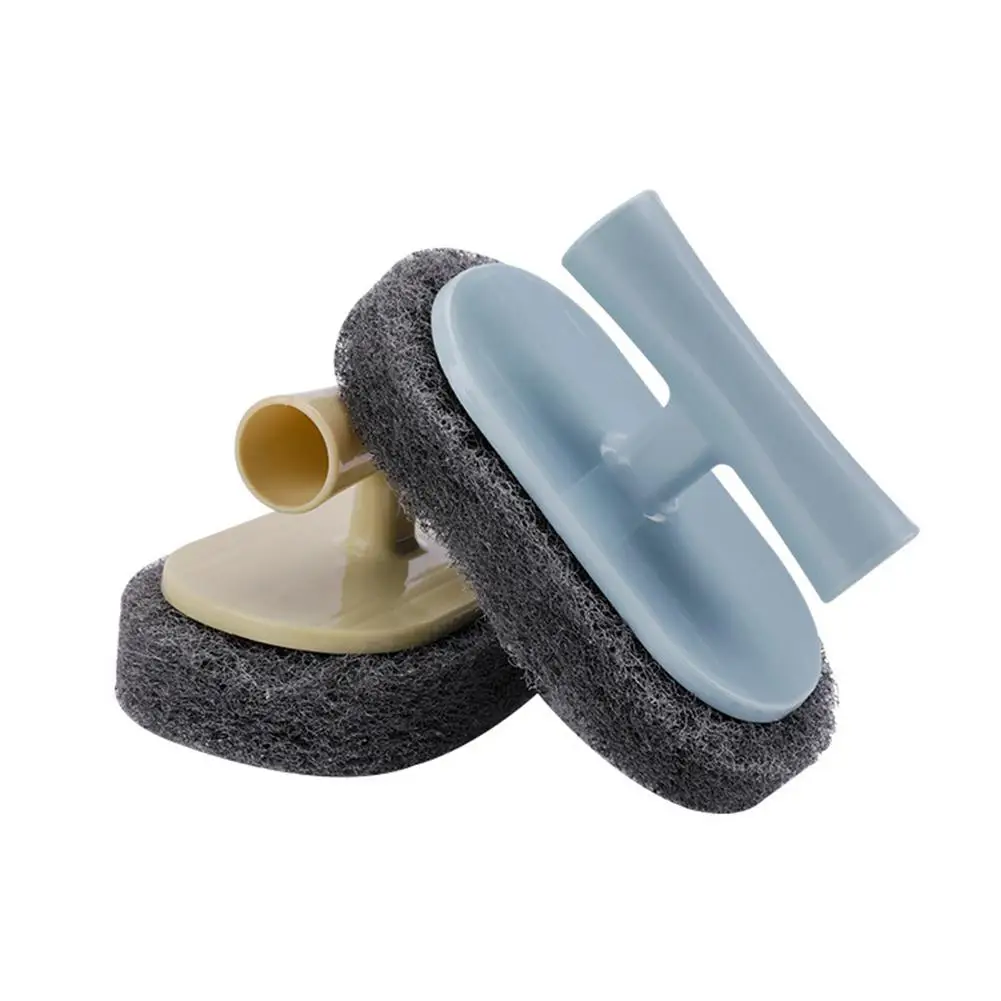 Kuulee многоцелевой Эмери губчатая кисть с ручкой для Кухня блюдо горшок плитка душ