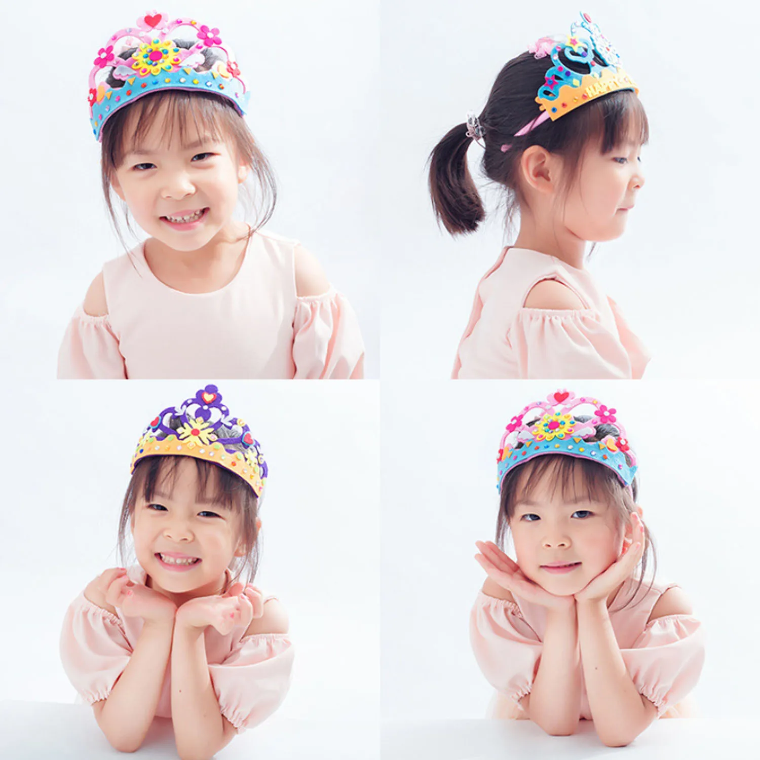 Тиары Головные уборы ручной работы набор сделай сам для дня рождения ремесла