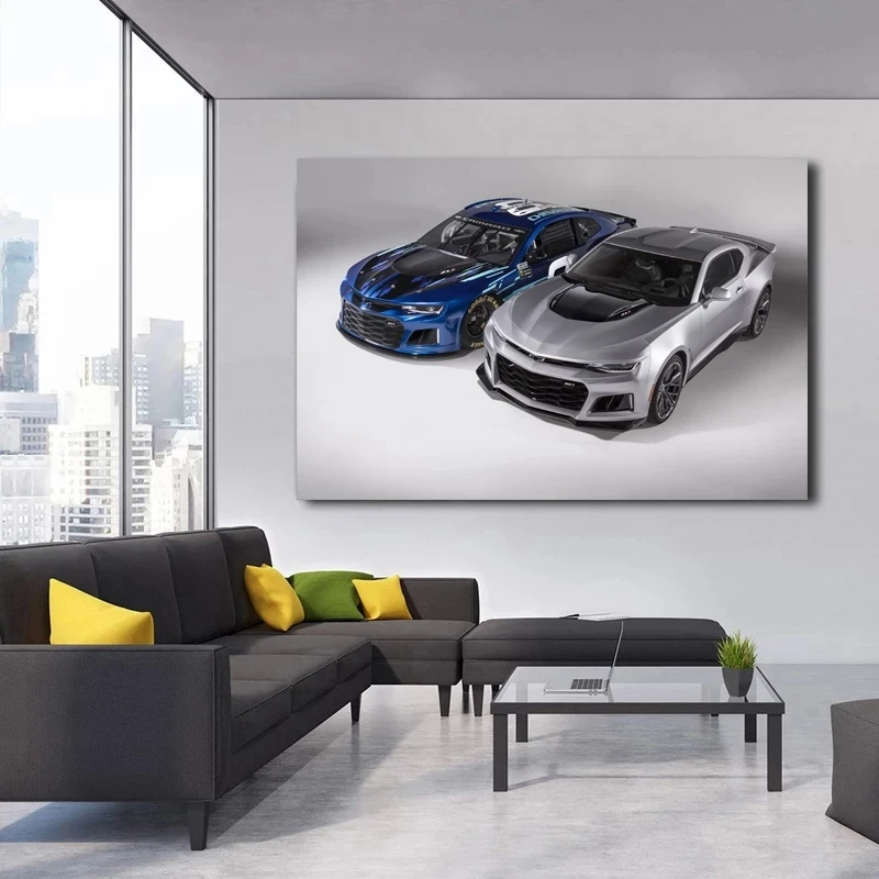 Chevrolet тюнинг Camaro мышечный автомобиль гоночный Картина на холсте постеры и принты