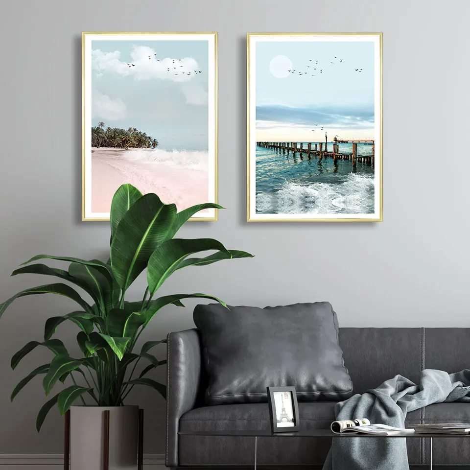 

photography Landscape Poster Seascape Wall Art Nature Canvas Painting Quote Wall Art Pictures For Living Room Modern Decorative