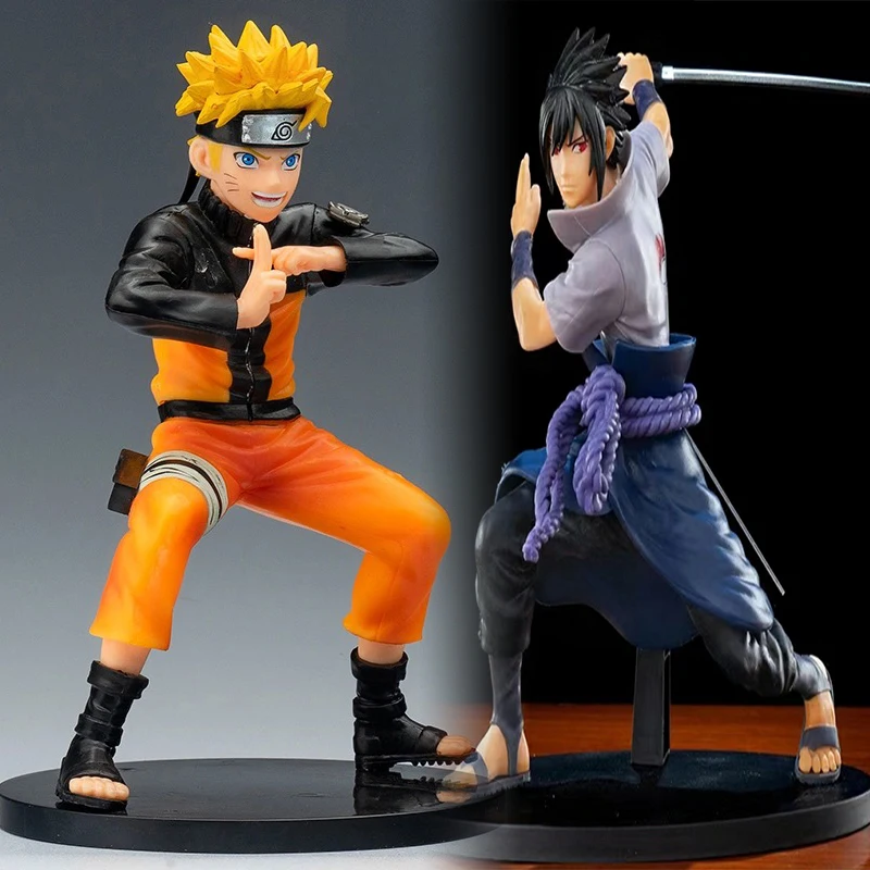 

Japanese Naruto PVC Ation Figure Naruto Uchiha Sasuke Uzumaki Anime Shippuden Vibration Stars Figurine Model Toy Doll Figma