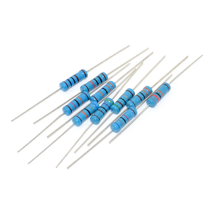 

10pcs 3W Metal Film Resistor 6.8R 68R 680R 6.8K 68K 680K 6R8 68 680 Ohm Accuracy 1% Five-Color Ring Resistance 0.1R-910K 1M