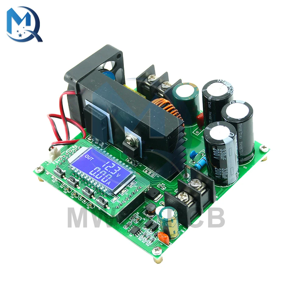 

BST900W DC-DC Boost Converter LCD Digital Display Step Up Power Supply Module 8-60V To 10-120V Voltage Transformer Regulator