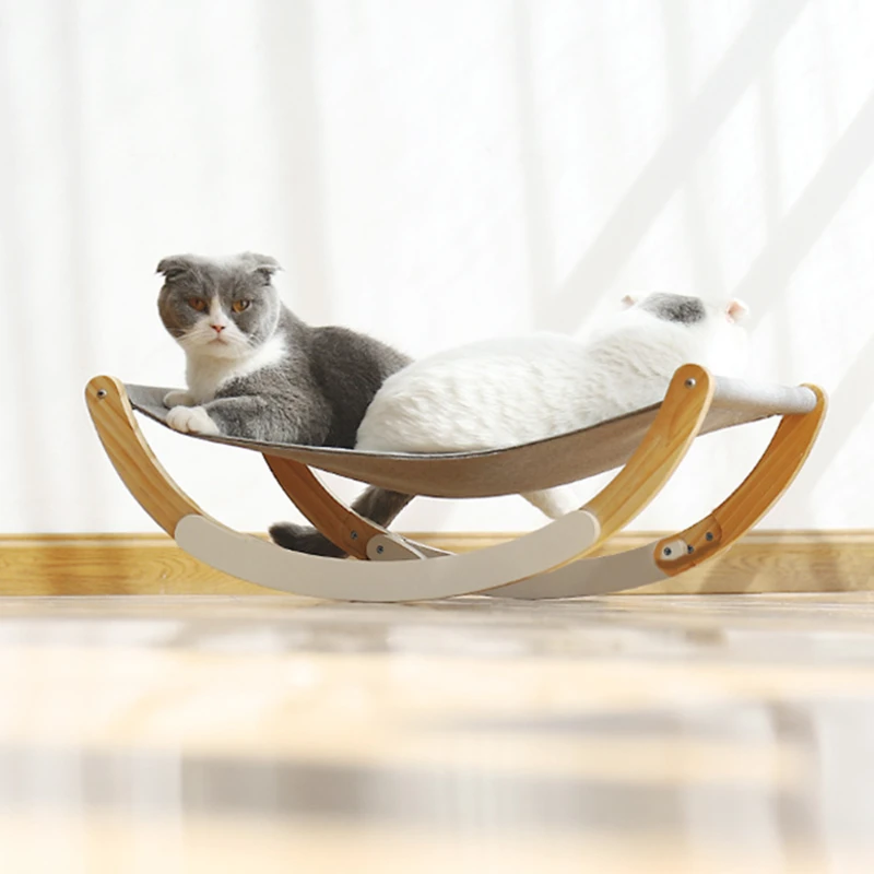 

Гамак для кошки Pet колыбели серым древесным рисунком из мягкой дышащей ткани кошка кровать привлекательный прочный окунь коврик для собаки,...