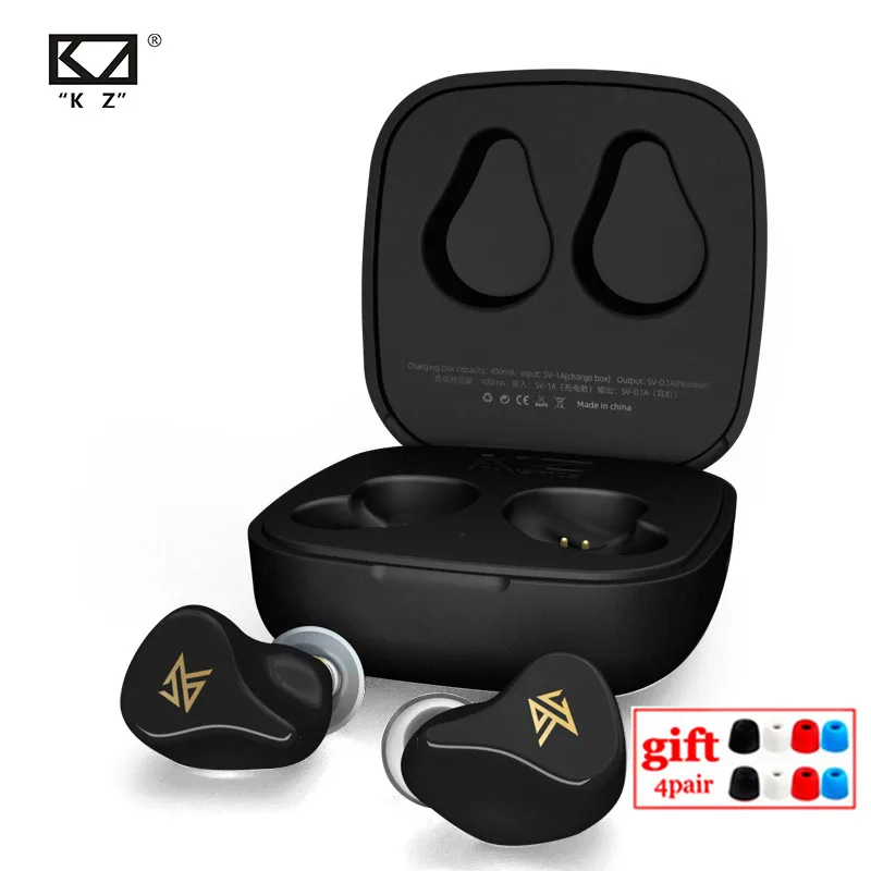Гарнитура беспроводная KZ Z1/Z1 PRO TWS наушники Bluetooth 5 0/5 2 динамические Игровые