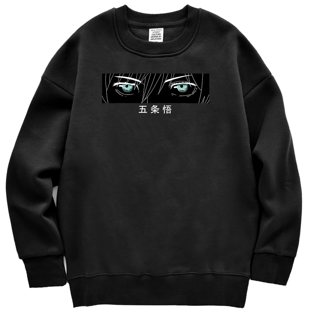 

Gojo Satoru Printing Sweatshirt Womens Hip Hop Crewneck Clothes Autumn Oversize Hoodie Women Fashion Fleece Hoodies