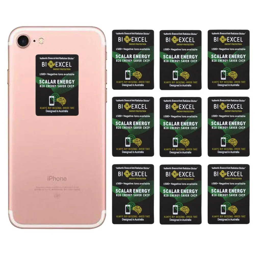 10 шт био Excel наклейка отрицательные ионы энергии для мобильного телефона анти