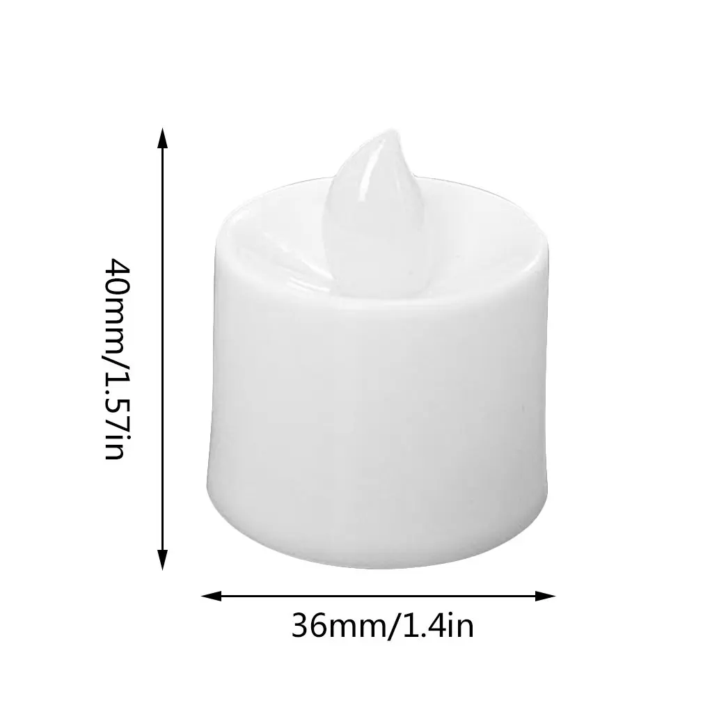 Светодиодный светильник свеча без пламени на батарейках Романтический