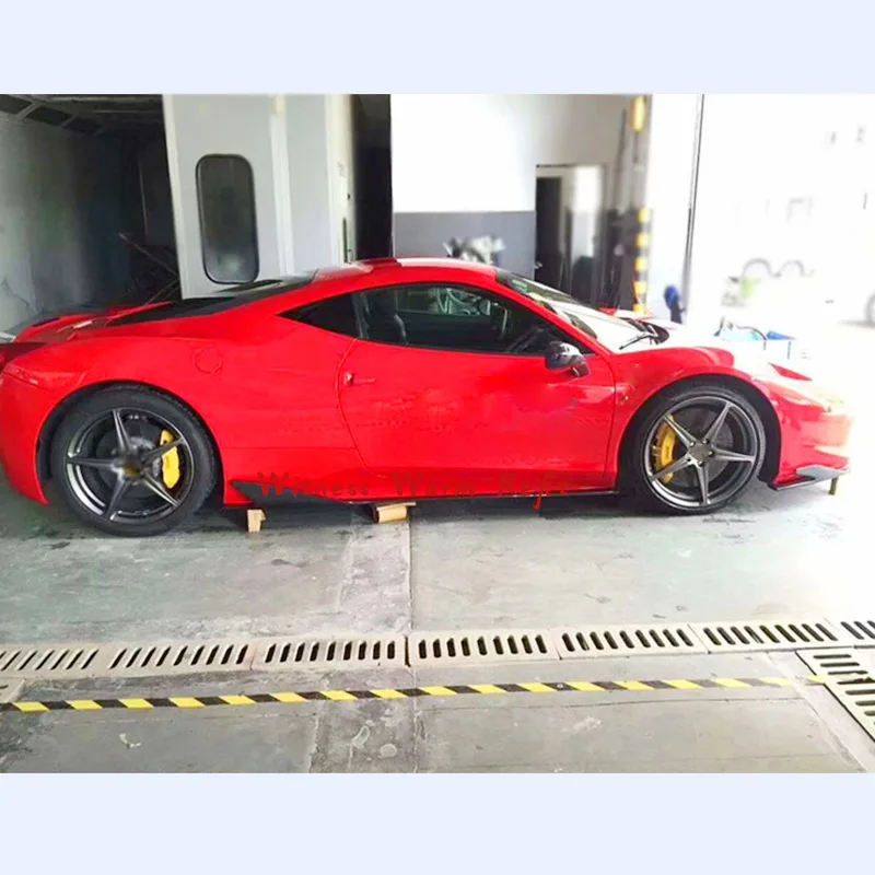 Разветвитель переднего бампера из углеродного волокна задний диффузор боковые