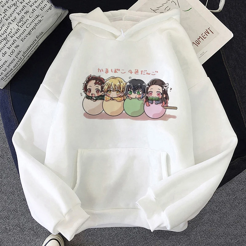 

Anime Kamado Nezuko Demon Slayer Printed Oversize Hoodie Harajuku Casual Women Sweatshirt Long Sleeve Loose Streetwear Sudaderas