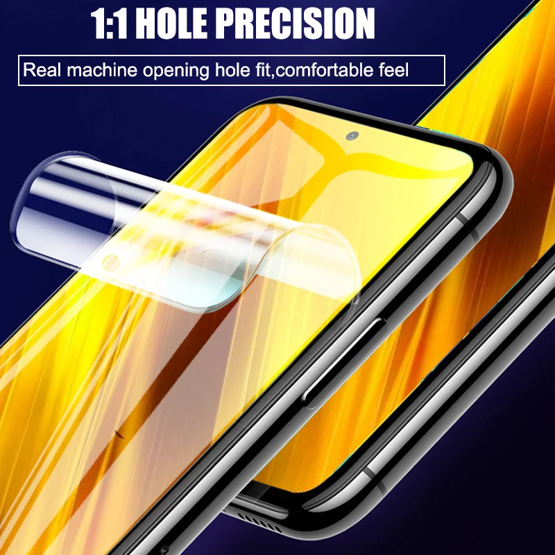 Защитная Гидрогелевая пленка для Poco X3 NFC X2 M2 F2 Pro Xiaomi Mi 10T 10 Ultra Lite 9T (не стекло) |