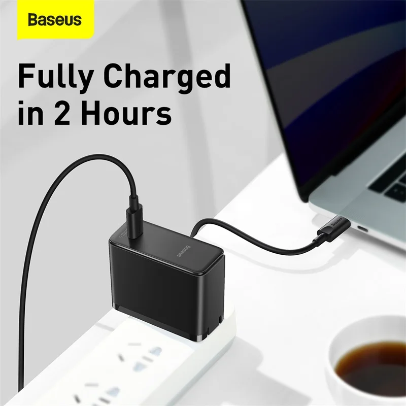 зарядное устройство baseus 100 вт gan usb c quick