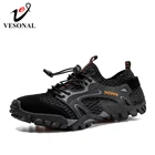 Летняя коллекция от бренда VESONAL сетки кроссовки мужская обувь повседневная Мужская дышащая удобная повседневная обувь для пеших прогулок по воде и болоту большой размер: 46, 47, 48 (Европа); zapatillas hombre