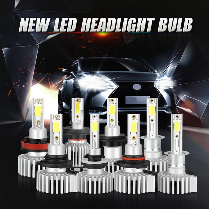 55W H7 Led Canbus Error Free H1 H4 Lamp Auto Super LED Bulb H8 H9 H11 26000LM 9012 HB3 9005 HB4 9006 No Error Car Auto Lighting images - 6