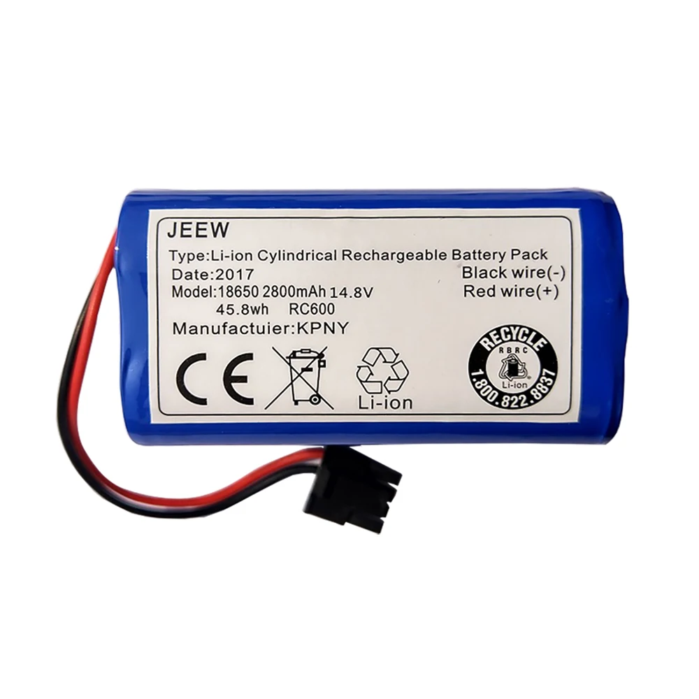 

For Ecovacs Mirror Vacuum Cleaner Clean Robot Battery CEN540 CEN546 CEN550 CEN640 CEN646 X500 X580 KK8 CR120 CR130 V780 V7 V7S